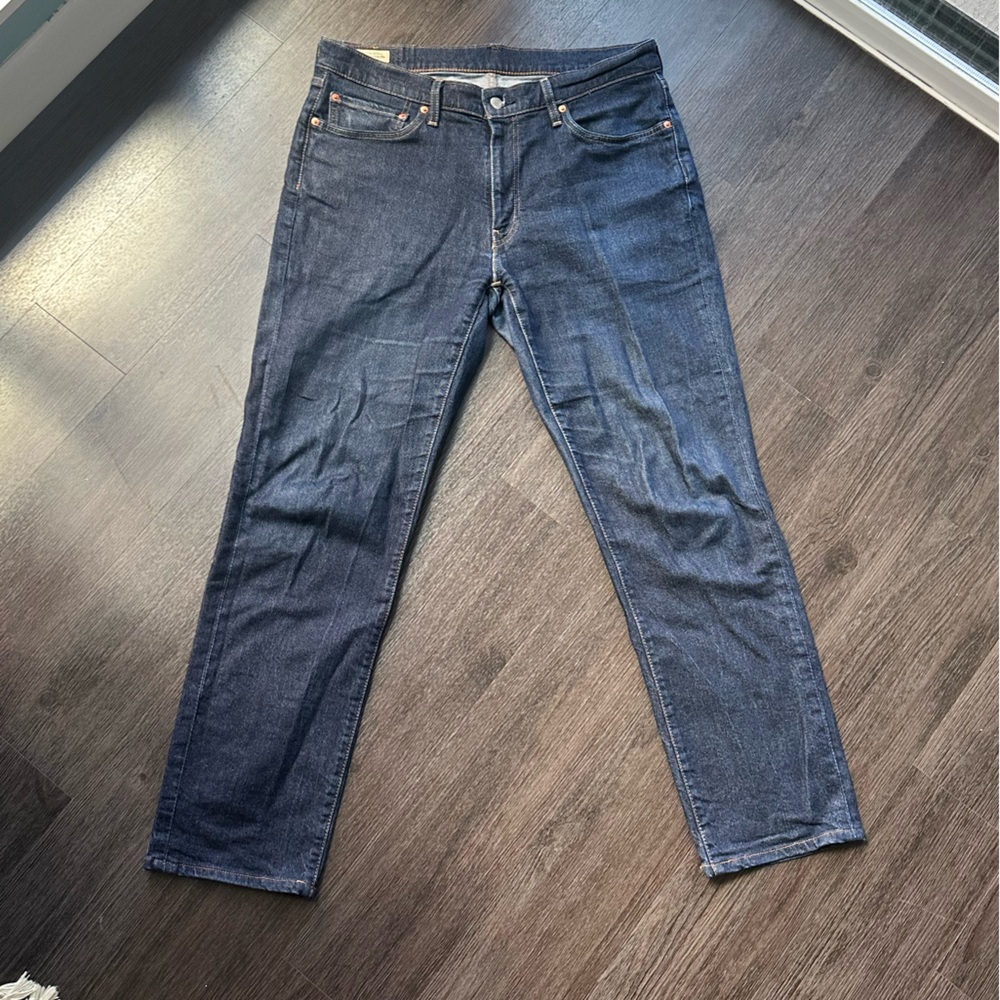 Levi's Dark Blue Straight Jeans